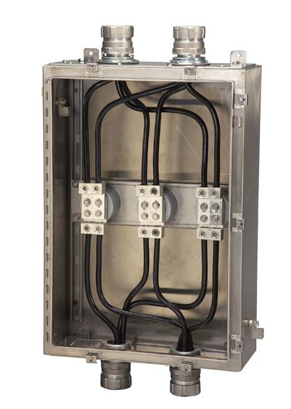 28 in high voltage junction box with electrified cables|high voltage boxes.